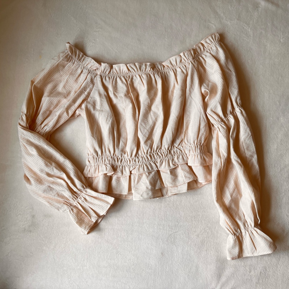 SHEIN Off Shoulder Crop Top